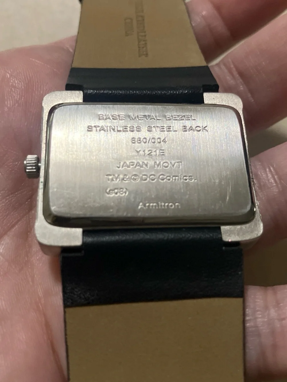Armitron “Dangerous Curves” Batgirl watch with graphic band - not tested